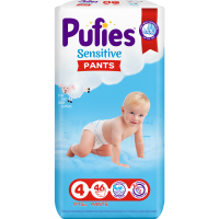 

Подгузники"PUFIES" Maxi 46 (9-15 кг)