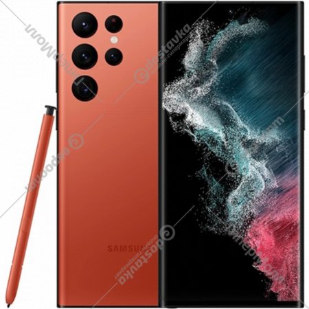 Смартфон «Samsung» Galaxy S22Ultra 256gb, SM-S908BZRGSER, Red