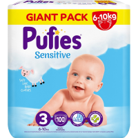 

Подгузники"PUFIES"(Midi 100,6-10кг)