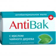 Мыло туалетное «AntiBak» Антибактериальное, с маслом чайного дерева и экстрактом брусничного листа, 100 г