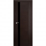 Дверь «ProfilDoors» 62X Венге мелинга/Черный лак, 220х80 см