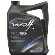 Масло моторное «Wolf» VitalTech, 5W50, 5 л