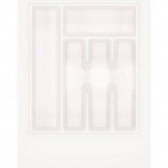 Лоток для столовых приборов «Альтернатива» Универсал, М8534, белый