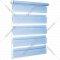 Рулонная штора «Эскар» День-ночь, голубой, 4005060482, 48х170 см
