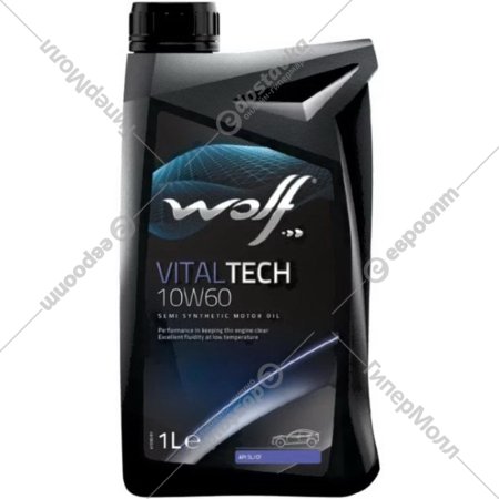 Масло моторное «Wolf» VitalTech, 10W-60, 24118/1, 1 л