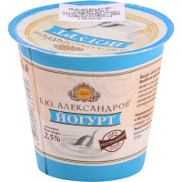 

Йогурт "Б.Ю.АЛЕКСАНДРОВ"(нат.2.5%)125г
