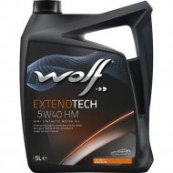 Масло моторное «Wolf» ExtendTech, 5W-40 HM, 28116/5, 5 л