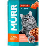 Корм для кошек «Murr» лосось в желе, 75 г