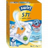 Мешки для пылесоса «Swirl» S71 MicroPor Plus, 4 шт