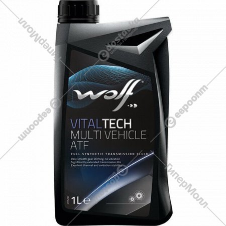 Масло трансмиссионное «Wolf» VitalTech, Multi Vehicle ATF, 3010/1, 1 л