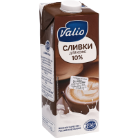 

Сливки"VALIO"(пит. у/паст. 10%)1000мл