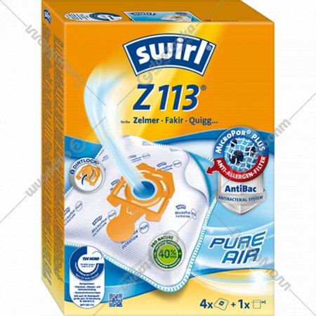 Мешки для пылесоса «Swirl» Z 113/4 MP PLUS, 5 шт