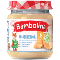 

Пюре из цыпленка "BAMBOLINA" 100 г