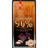 Шоколад «Спартак» горький-элитный, 90%, 85 г