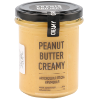 

Арахисовая паста"CREAMY" (кремовая) 200г