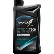Масло трансмиссионное «Wolf» OfficialTech ATF Life Protect 8, 3016/1, 1 л