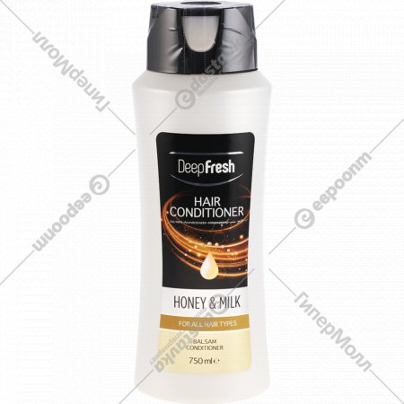 Кондиционер для всех типов волос «Deep Fresh» Honey and Milk, 750 мл