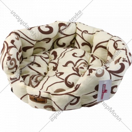 Лежанка «Ракушка» для животных «Happy Friends» белый шоколад,43х16 см.
