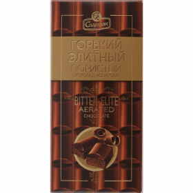 Шо­ко­лад по­ри­стый «С­пар­та­к» Горь­кий-элит­ный, 72%, 70 г