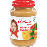 

Пюре "АЛЕНКА ЛЮБИТ" (ябл./абрик.) 170г