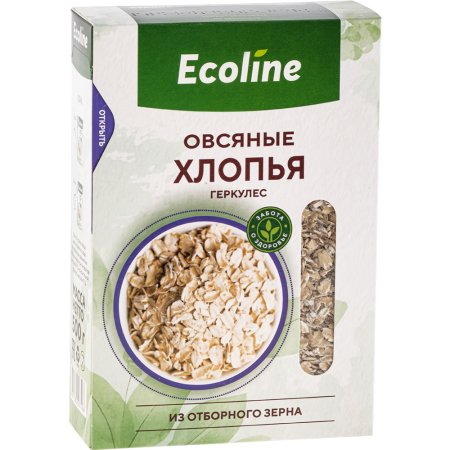 Хлопья овсяные Эколайн Геркулес, 500 г