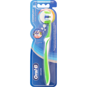 Зубная щетка «Oral-B» Complex, Пятисторонняя Чистка 40, средняя 