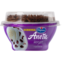 

Йогурт"ПЛОМБИР"(Страчателла,5%)105г