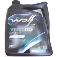 Масло моторное «Wolf» OfficialTech, 5W-30 MS-F, 65609/4, 4 л