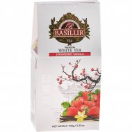 Чай белый «Basilur» клубника и ваниль, листовой, 100 г