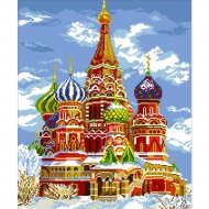 Алмазная мозаика «PaintBoy» Храм Василия Блаженного, GF164