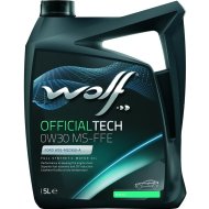 Масло моторное «Wolf» OfficialTech, 0W-30, MS-BHDI, 65615/5, 5 л