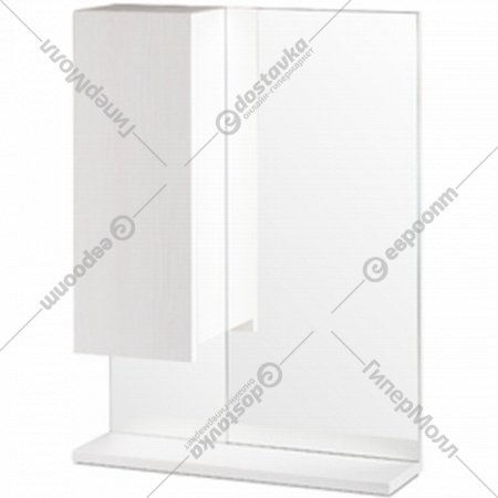 Шкафчик навесной «СанитаМебель» Ларч 11.520, с зеркалом, левый