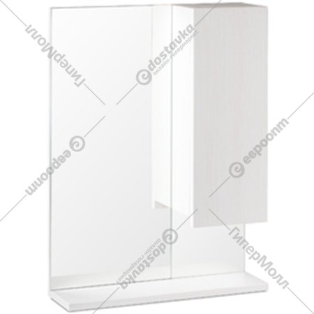 Шкафчик навесной «СанитаМебель» Ларч 11.520, с зеркалом, правый