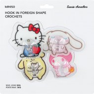 Крючок «Miniso» Sanrio Characters Traceless, 2008420310103, 4 шт