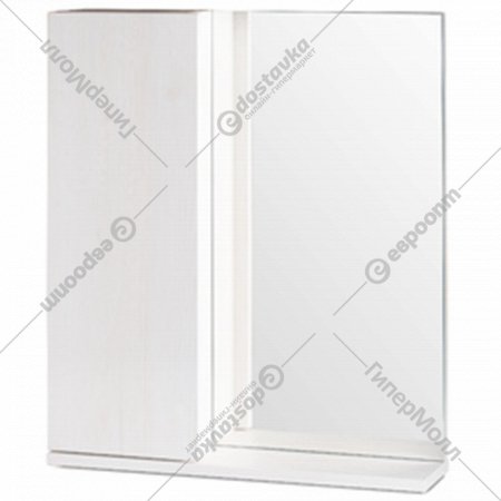 Шкафчик навесной «СанитаМебель» Ларч 11.600, с зеркалом, левый