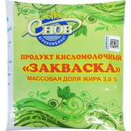 Продукт кисломолочный Снов закваска, 3%, 500 г