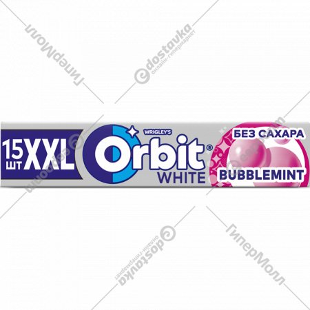 Жевательная резинка «Orbit» белоснежный bubblemint XXL, 20.4 г