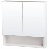 Шкафчик навесной «СанитаМебель» Ларч 11.700, с зеркалом
