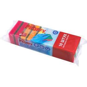 Губки бы­то­вые «Mr. Proffy» 90х60x26 мм, 10 шт