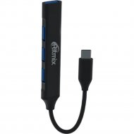 USB-хаб «Ritmix» Metal, CR-4401