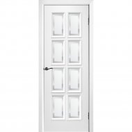 Дверь «Юркас шпон» Лондон ДО Белая эмаль/Фрезеровка №29.8, 200х60 см