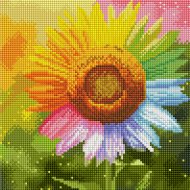 Алмазная мозаика «PaintBoy» Радужный цветок, HF016