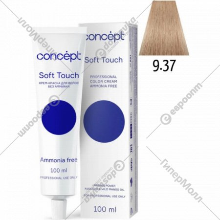 Крем-краска «Concept» Soft Touch, 9.37 светло-песочный блондин, 100 мл