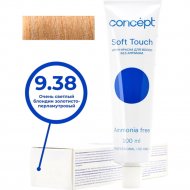 Крем-краска «Concept» Soft Touch, 9.38 светлый холодный золотистый блондин, 100 мл