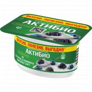 Биойогурт «АктиБио» с черникой и ежевикой, 3.0%, 110 г
