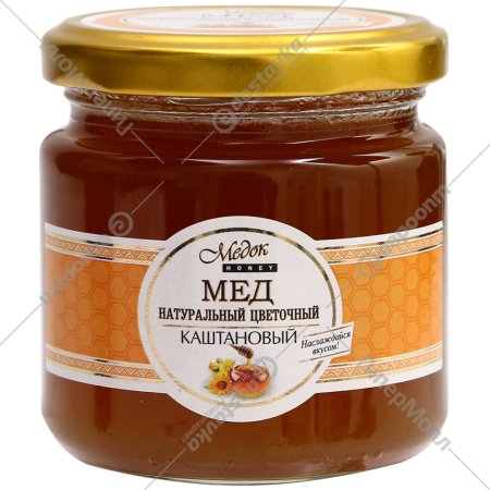 Мед натуральный «Медок» каштановый, 250 г