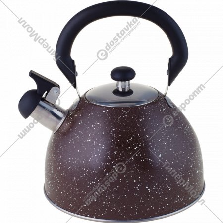 Чайник со свистком «Appetite» LKD-049BR, коричневый, 2.5 л