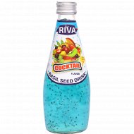 Напиток негазированный «Blue Riva» из семян базилика, фруктовый коктейль, 0.29 л