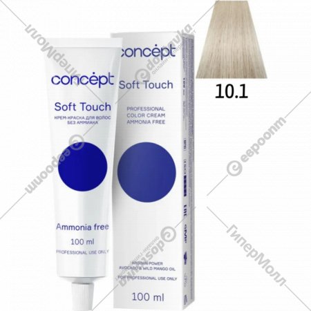 Крем-краска «Concept» Soft Touch, 10.1 очень светлый платиновый, 100 мл