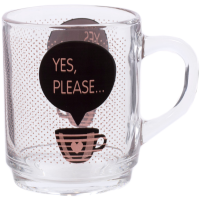 

Кружка стеклянная "YES PLEASE" (P4136)